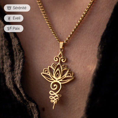 "Lotus Unalome" Pendant
