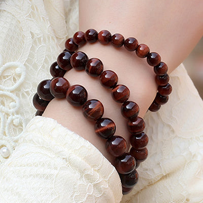 "Earthly Shield" Bracelet in Bull's Eye Stone