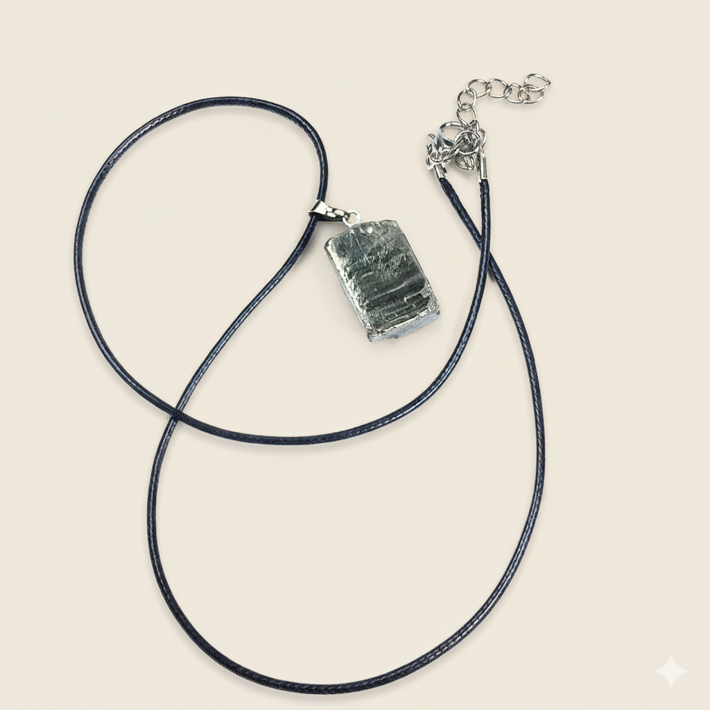 Pyrite Raw Pendant Necklace for Abundance, Prosperity & Wealth