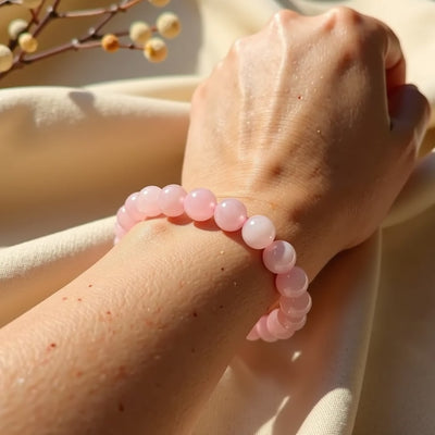 “Unconditional Love” Bracelet in Rose Quartz