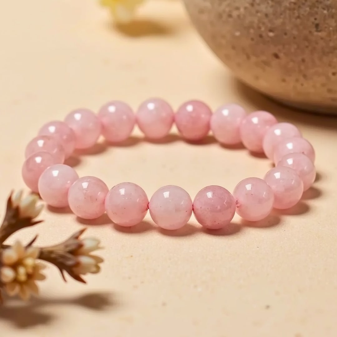 “Unconditional Love” Bracelet in Rose Quartz