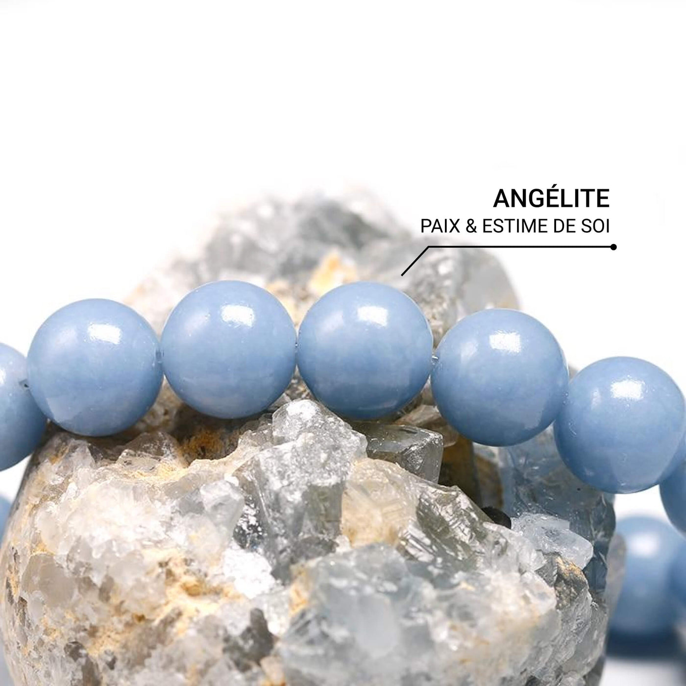 “Calm of Angels” Bracelet in Angelite