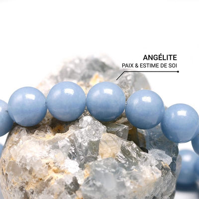 “Calm of Angels” Bracelet in Angelite
