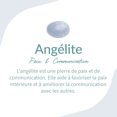 “Calm of Angels” Bracelet in Angelite