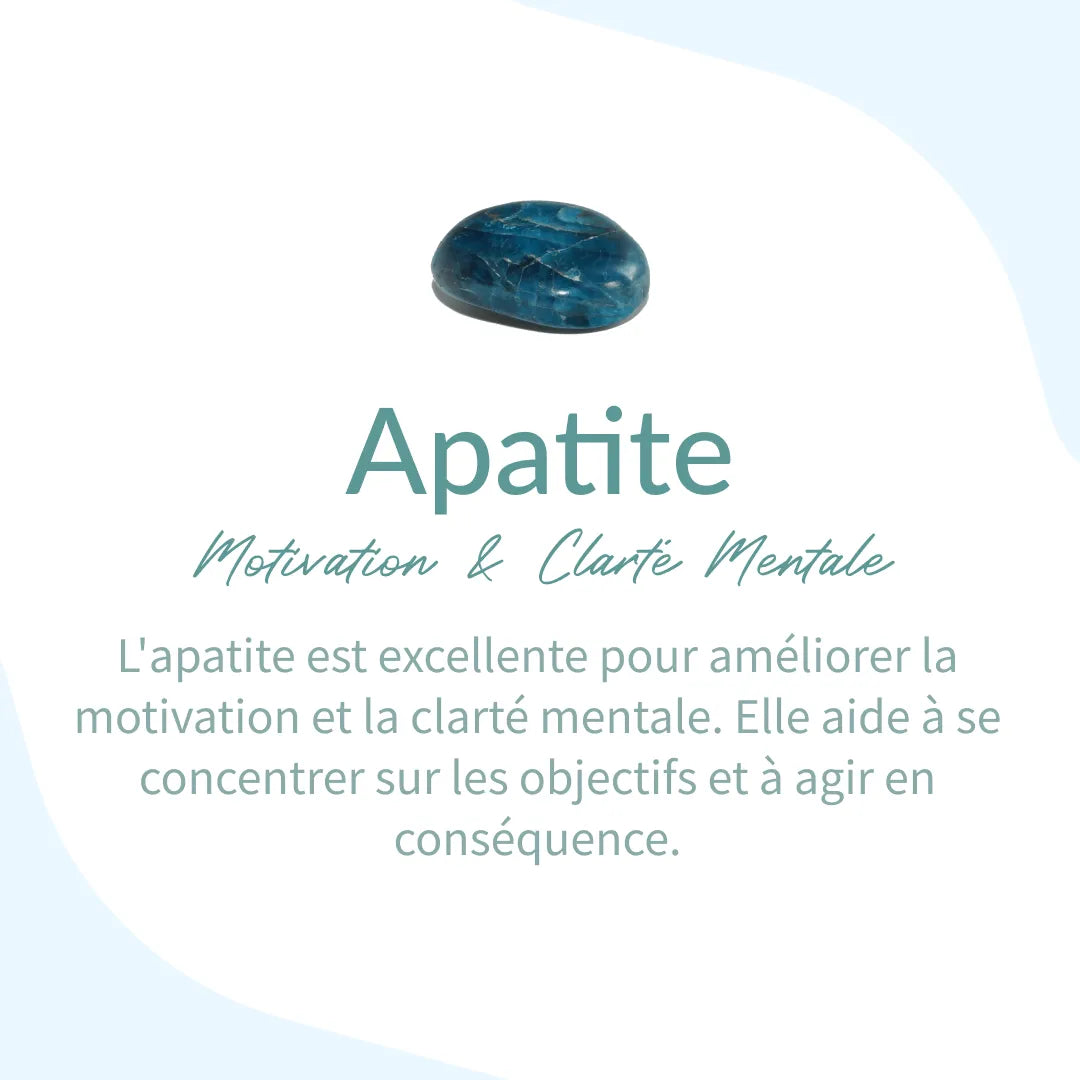 “Slimming” Bracelet in Apatite & Howlite