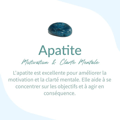 “Slimming” Bracelet in Apatite & Howlite