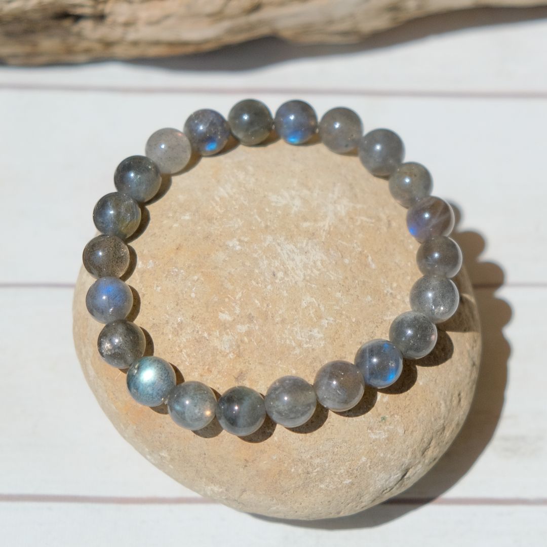 "Protection Shield" Bracelet in Labradorite