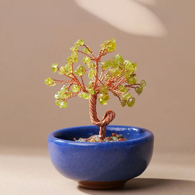 "Sacred Energies"  Feng Shui Tree in Natural Stones