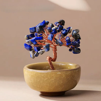 "Sacred Energies"  Feng Shui Tree in Natural Stones