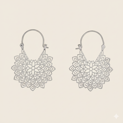 Aster Silver Earrings