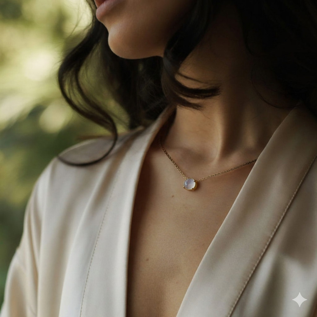 Celestial Moonstone Necklace