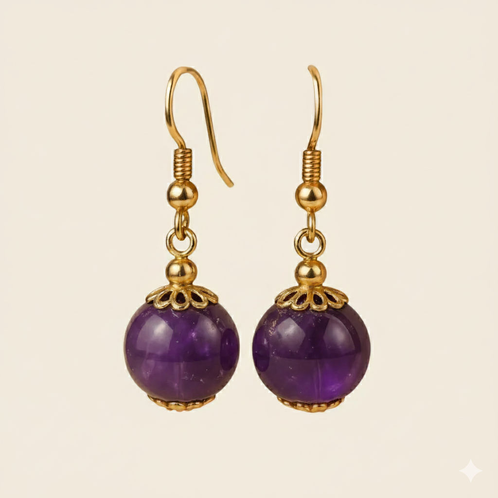 "Tara" Amethyst Earrings