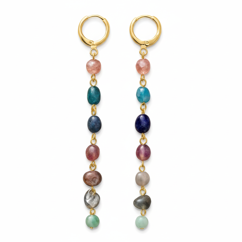 7 Chakra Wellness Cascade Earrings