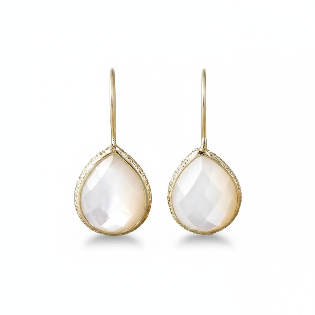 Mother-of-Pearl Drop Earrings