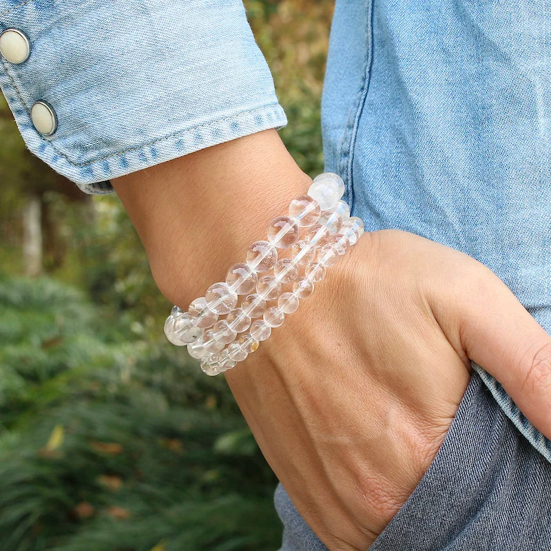 “Pure Harmony” Bracelet in Rock Crystal