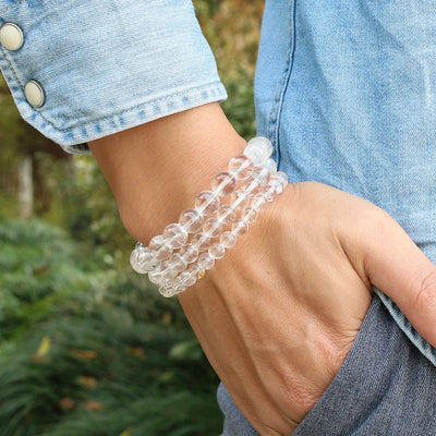 “Pure Harmony” Bracelet in Rock Crystal