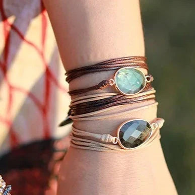 “Liberation” Bracelet in Labradorite