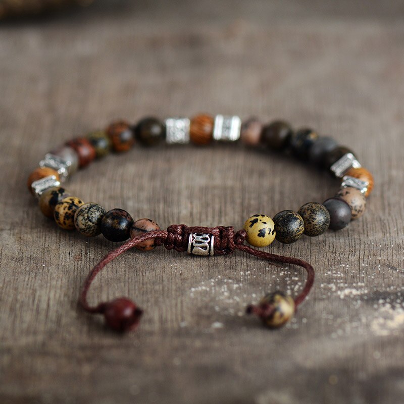 “Inner Stability” Bracelet in Jasper
