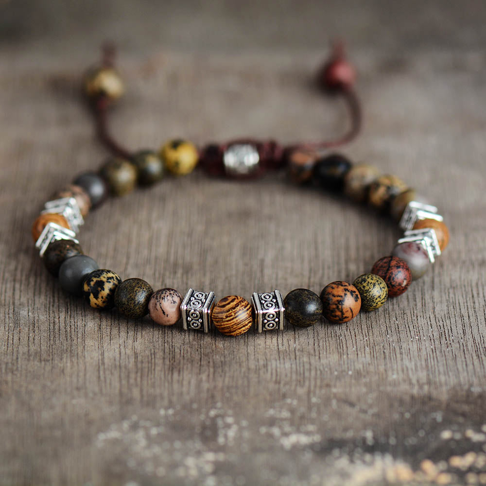 “Inner Stability” Bracelet in Jasper