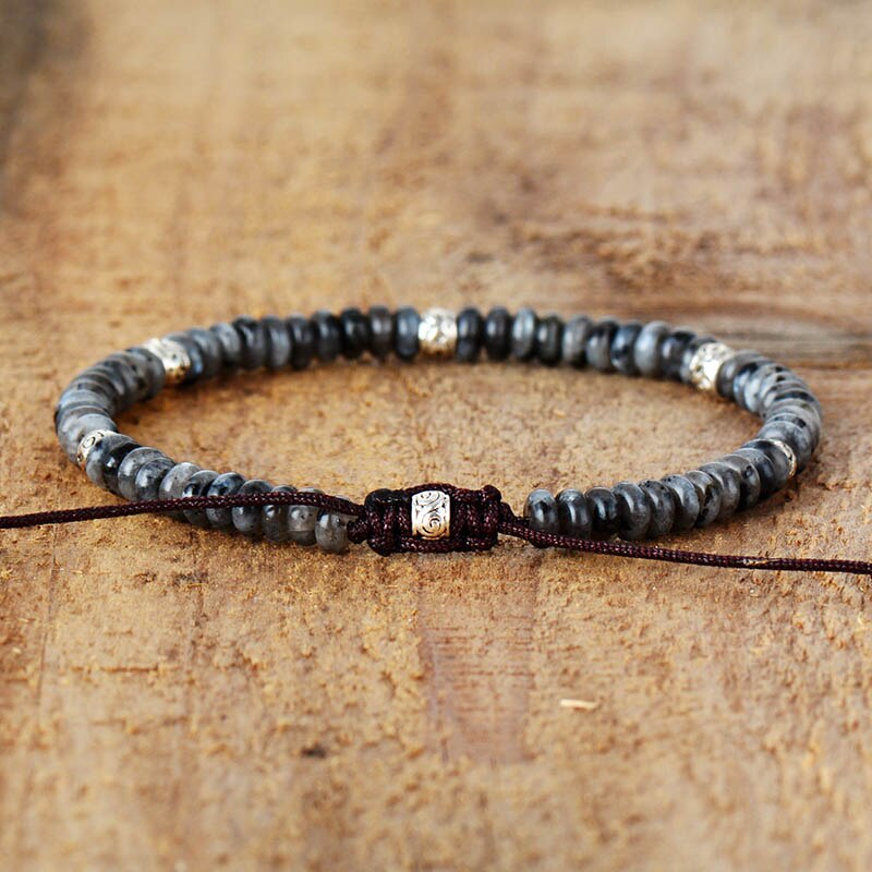 “Inner Strength” Bracelet in Larvikite