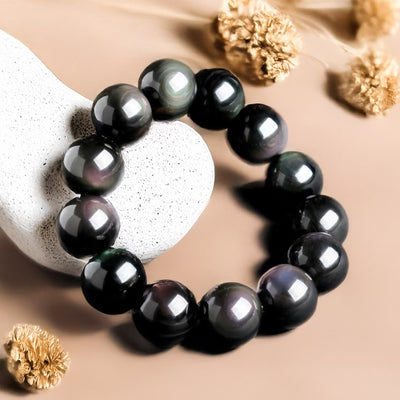 “Guidance” Bracelet in Celestial Eye Obsidian