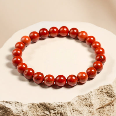 “Vital Energy” Bracelet in Red Jasper