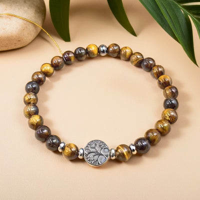 "Confidence & Security" Bracelet in Tiger's Eye