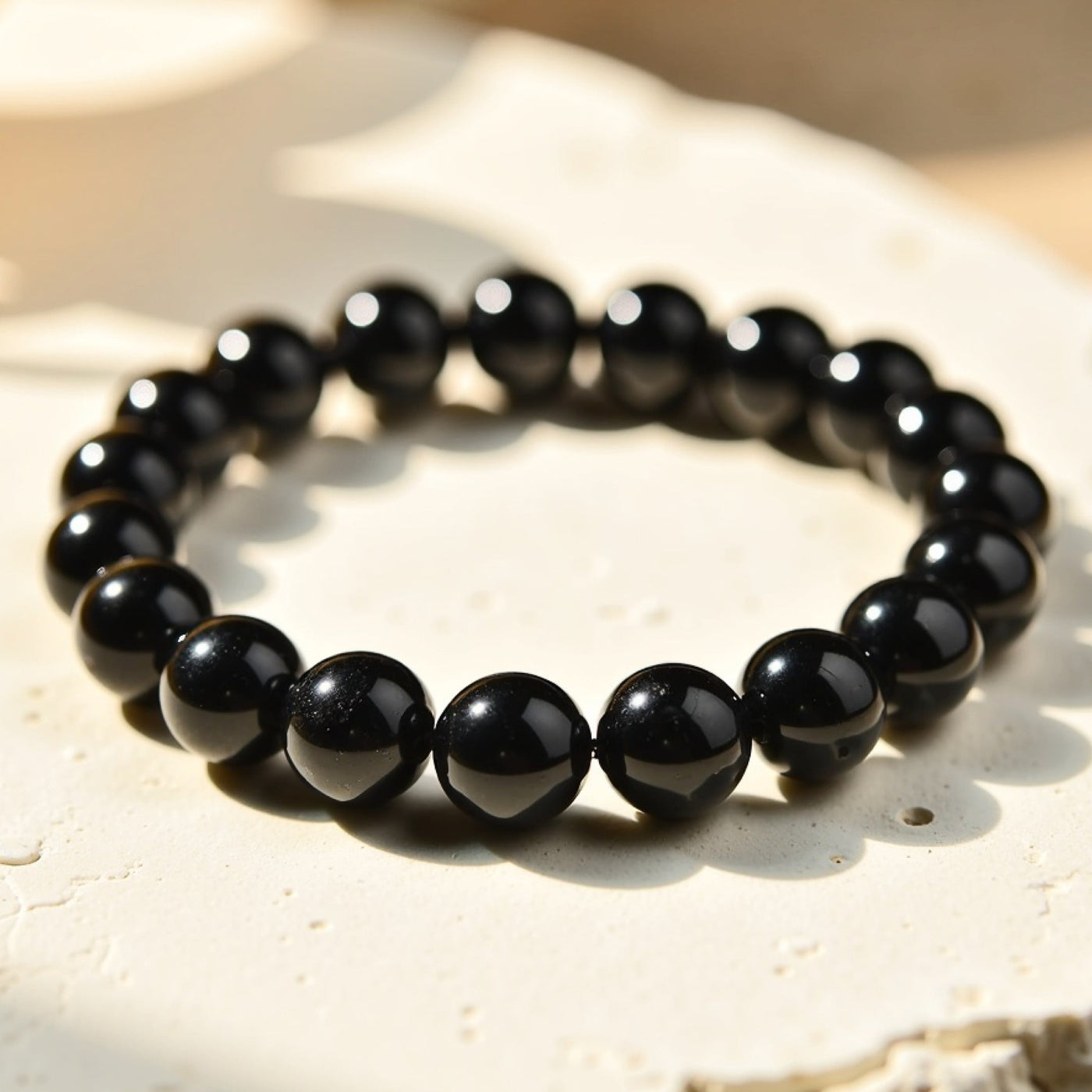 “Anchoring” Bracelet in Black Tourmaline