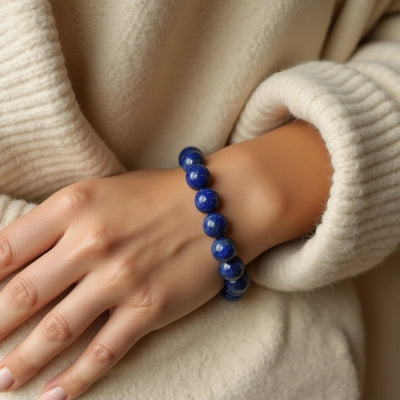 “Expression” Bracelet in Lapis Lazuli