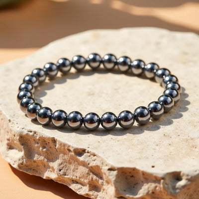 “Energy Strength” Bracelet in Hematite