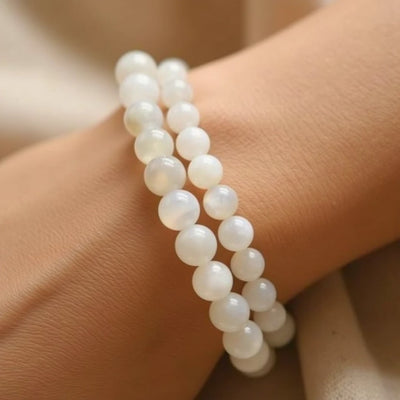 “Feminine Sensitivity” Bracelet in Moonstone