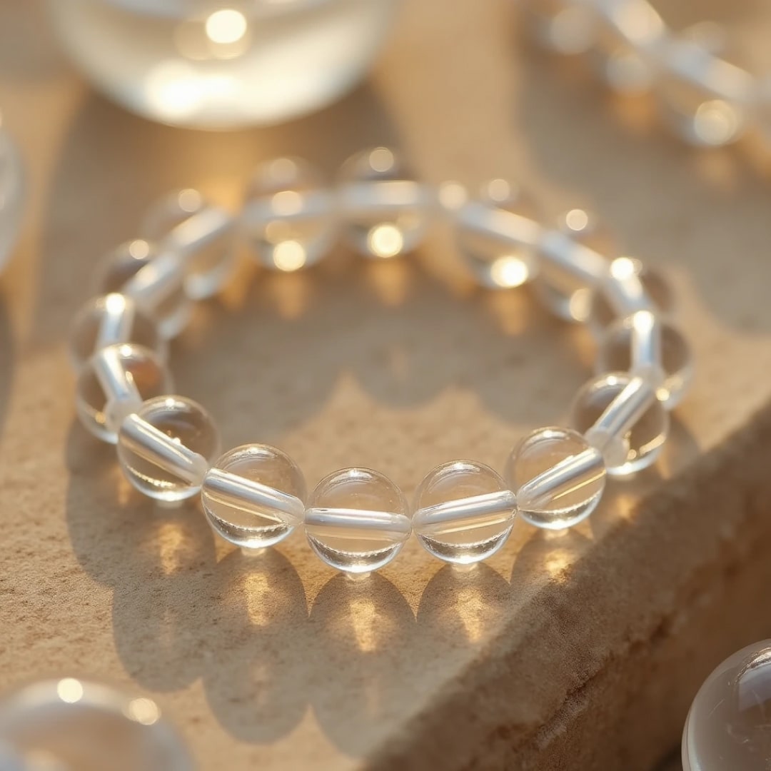 “Pure Harmony” Bracelet in Rock Crystal