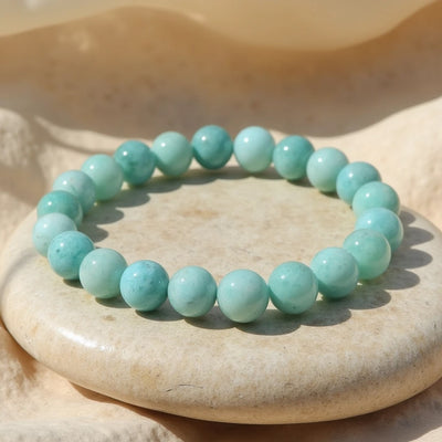 “Peaceful Ocean” Bracelet in High-Quality Amazonite