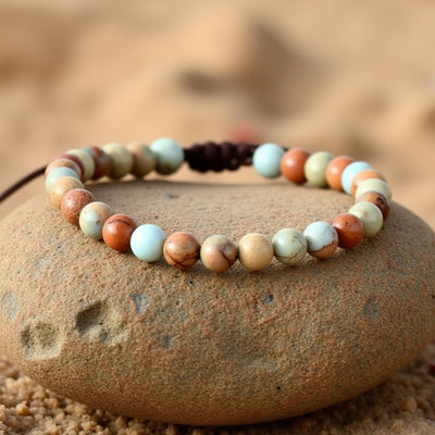 “Balance” Bracelet in Aqua Terra Jasper