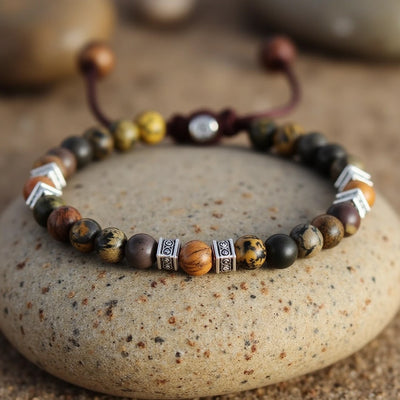 “Inner Stability” Bracelet in Jasper