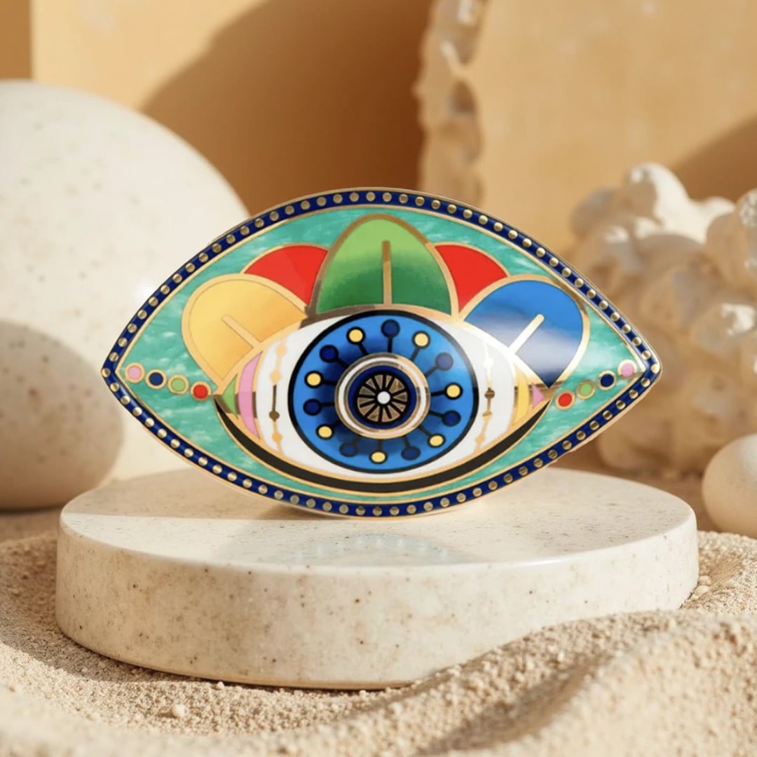 Spiritual Guardian “Evil Eye” Ceramic Decoration