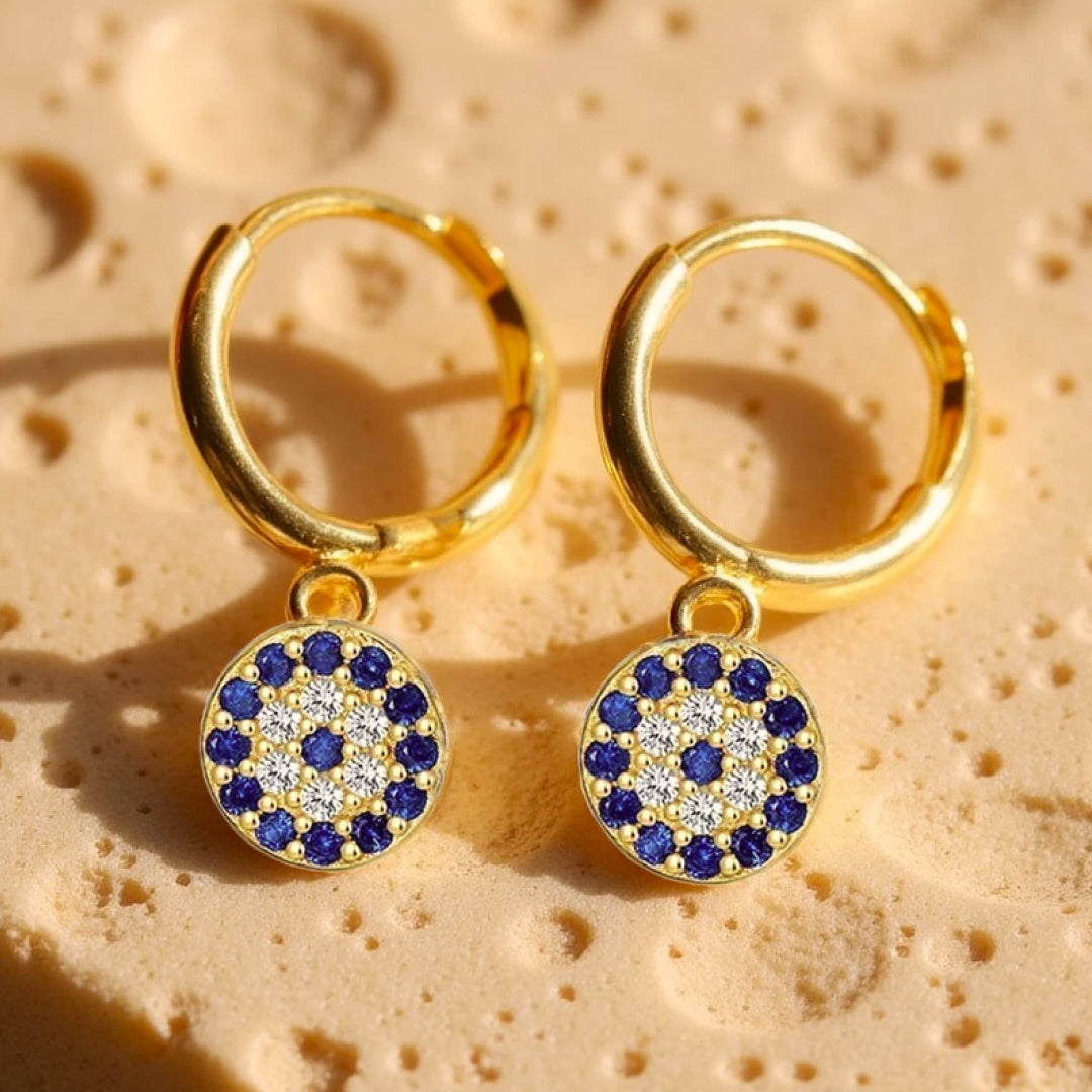 “Protective Blue Eye” Earrings