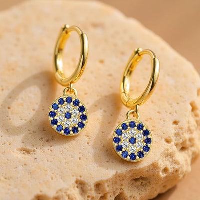 “Protective Blue Eye” Earrings