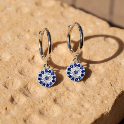“Protective Blue Eye” Earrings