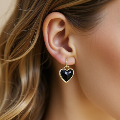 “Light of My Heart” Natural Stone Earrings