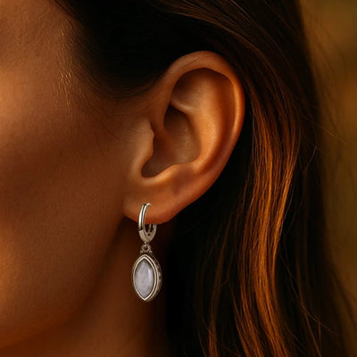 "Calm & Light" Moonstone Earrings