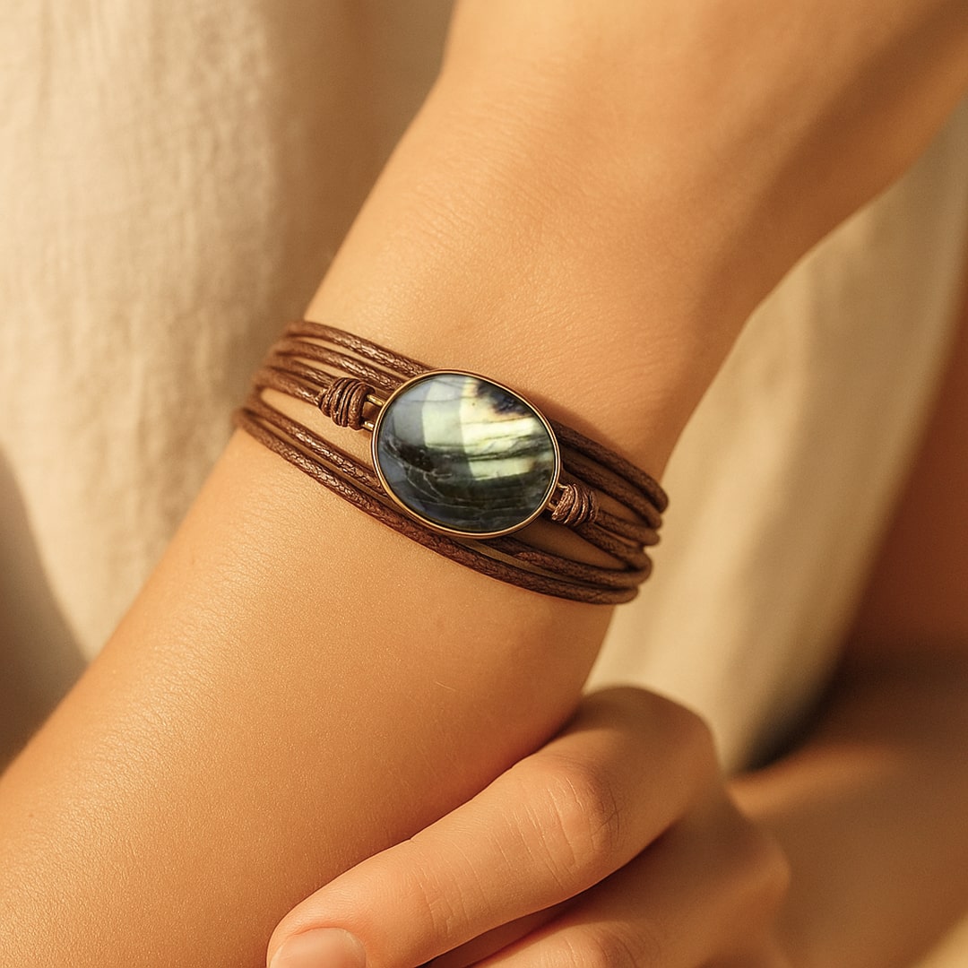 “Liberation” Bracelet in Labradorite