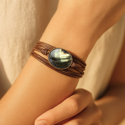 “Liberation” Bracelet in Labradorite