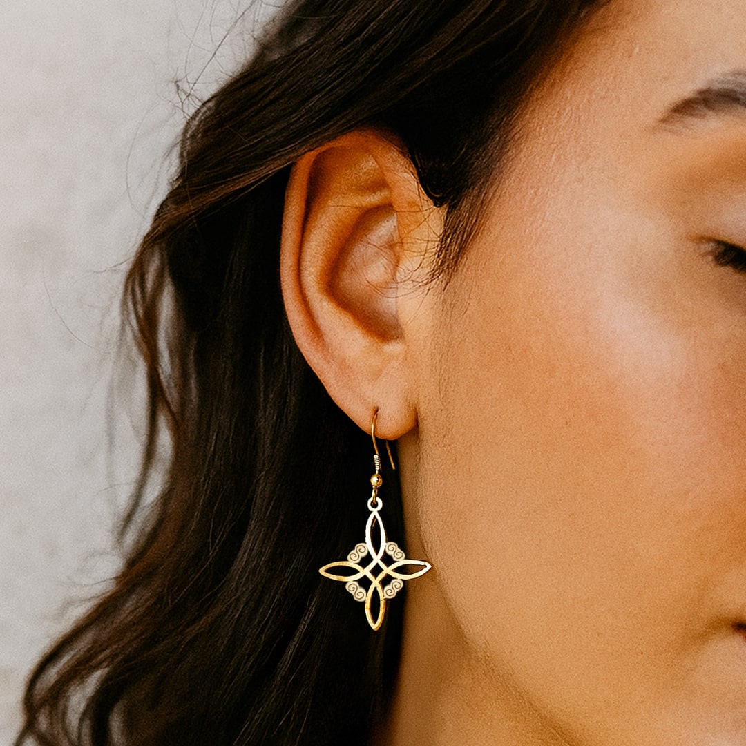 "Enchanted Protection" Witch Knot Earrings