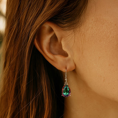 Rainbow Mystic Topaz Earrings