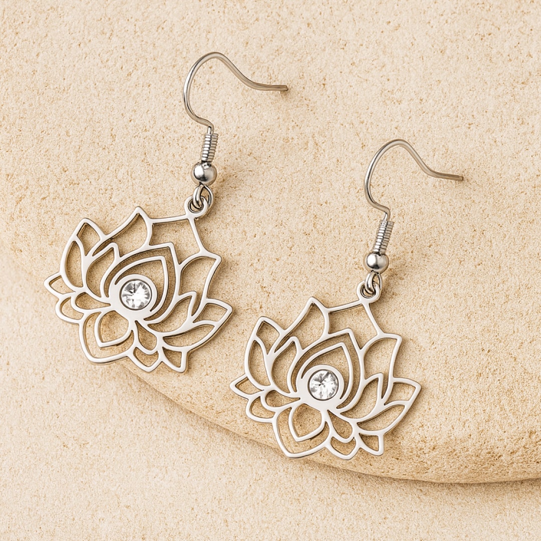 "Lotus Reflection" Earrings