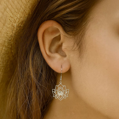 "Lotus Reflection" Earrings