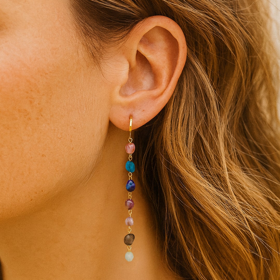 7 Chakra Wellness Cascade Earrings