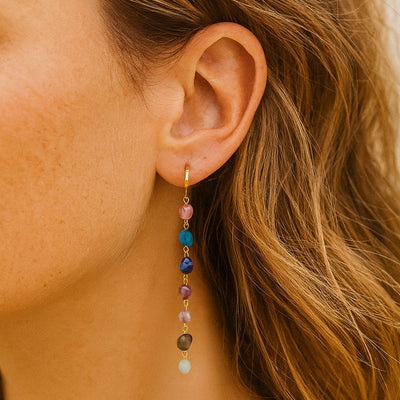 7 Chakra Wellness Cascade Earrings
