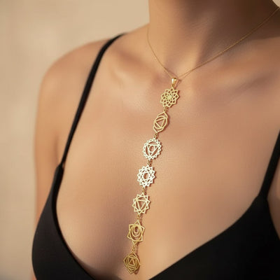 “7 Chakras” Necklace – Sacred Symbols